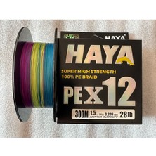 Fb Cup Haya PEX12 12 Kat %100 Pe Örgü Ip Misina 300 Metre - 0.209MM 28LB (1.5 Numara)