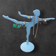 Feyza Design Renkli Balerin Tasarımlı Takı Standı, Çok Amaçlı Düzenleyici, Şık ve Pratik