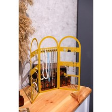 Feyza Design Şık Oval Takı Organizeri, Kolye, Yüzük ve Küpe Düzenleyici