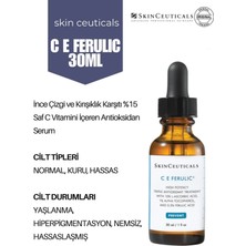 Skinceuticals C E Ferulic Kırışıklık Görünümü ve Sıkılık Kaybı Problemleri Için Saf C Vitamini Serum 30 ml