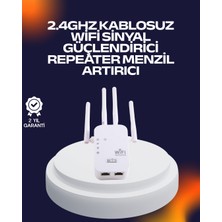 Arenes Yüksek Hızlı Parazit Önleyici Wifi Repeater Router - Lisinya