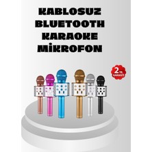 Arenes Kablosuz Bluetooth Karaoke Mikrofon  Yankı Efektli - Lisinya