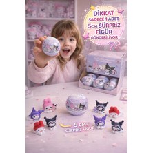 Toyfest My Melody ve Kuromi 3D Sürpriz Figür 5 cm Yumuşak Dokulu Koleksiyon Oyuncağı - 1 Adet