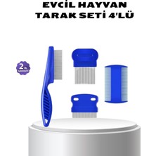 Arenes 4’lü Evcil Hayvan Tüy Temizleme Seti – Paslanmaz Çelik,plastik, Pratik ve Hijyenik Bakım - Lisinya