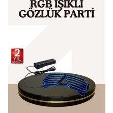 Arenes Gece Eğlenceleri Için LED Işıklı Gözlük - Lisinya