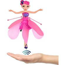 Arenes Uçan Peri Oyuncak USB Kablolu ve Şarj Edilebilir Oyuncak Pembe Renkli ( Lisinya )