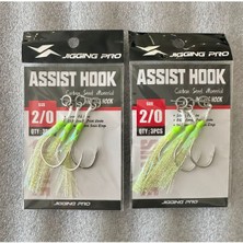 Fb Cup 2/0 "neon Green" Asist Iğne Seti - 2 Paket (Toplam 6 Adet)