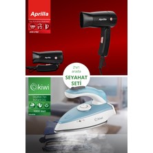 Allians Pratik Seyahat Seti: Katlanabilir Ütü ve Saç Kurutma Makinesi Dahil