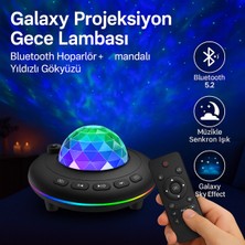 PremiumPort Projeksiyon Parti Işığı, Bluetooth Hoparlör, Kumandalı, Eğlence ve Gece Lambası