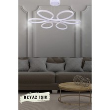 PremiumPort Modern Beyaz Kasa LED Tavan Lambası, Şık ve Dekoratif Aydınlatma Seçeneği
