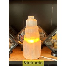 PremiumPort Doğal Taş Dekoratif Lamba, Sıcak ve Rahat Atmosfer Sağlar