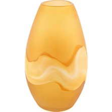 Mikasa Moor Oranj Buzlu Degrade Cam Vazo 19X31CM