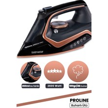 Allians 2600W Seramik Tabanlı Buharlı Ütü, Kireç ve Damlama Önleyici