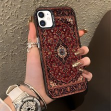 HONTINGA iPhone 11 ile Uyumlu Kılıfı Silikon Kenar Sert Arka Düşüme Önleyici Basitlik Anti Düşme Kamera Korumali Retro Desen Telefon Kılıfı Kadın ve Erkek Için Uygundur K1-0616