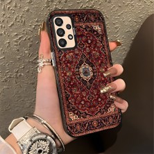 HONTINGA Samsung Galaxy A33 5g ile Uyumlu Kılıfı Silikon Kenar Sert Arka Düşüme Önleyici Basitlik Anti Düşme Kamera Korumali Retro Desen Telefon Kılıfı Kadın ve Erkek Için Uygundur K1-0616