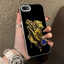 HONTINGA iPhone Se 2022 ile Uyumlu Kılıfı Silikon Kenar Sert Arka Düşüme Önleyici Basitlik Anti Düşme Kamera Korumali Para Desen Telefon Kılıfı Kadın ve Erkek Için Uygundur K1-0617