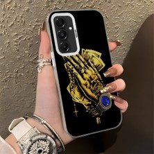 HONTINGA Samsung Galaxy A16 ile Uyumlu Kılıfı Silikon Kenar Sert Arka Düşüme Önleyici Basitlik Anti Düşme Kamera Korumali Para Desen Telefon Kılıfı Kadın ve Erkek Için Uygundur K1-0617