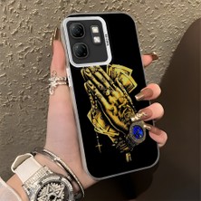 HONTINGA Infinix Smart 9 ile Uyumlu Kılıfı Silikon Kenar Sert Arka Düşüme Önleyici Basitlik Anti Düşme Kamera Korumali Para Desen Telefon Kılıfı Kadın ve Erkek Için Uygundur K1-0617