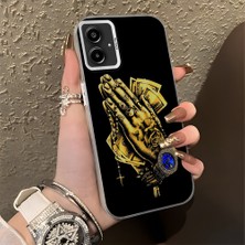 HONTINGA Samsung Galaxy A06 ile Uyumlu Kılıfı Silikon Kenar Sert Arka Düşüme Önleyici Basitlik Anti Düşme Kamera Korumali Para Desen Telefon Kılıfı Kadın ve Erkek Için Uygundur K1-0617