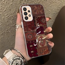 HONTINGA Samsung Galaxy A33 5g ile Uyumlu Kılıfı Silikon Kenar Sert Arka Düşüme Önleyici Basitlik Anti Düşme Kamera Korumali Retro Desen Telefon Kılıfı Kadın ve Erkek Için Uygundur K1-0616