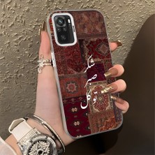 HONTINGA Xiaomi Redmi Note 10 ile Uyumlu Kılıfı Silikon Kenar Sert Arka Düşüme Önleyici Basitlik Anti Düşme Kamera Korumali Retro Desen Telefon Kılıfı Kadın ve Erkek Için Uygundur K1-0616