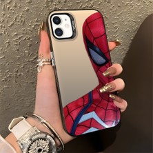 HONTINGA iPhone 12 Pro ile Uyumlu Kılıfı Silikon Kenar Sert Arka Düşüme Önleyici Basitlik Anti Düşme Kamera Korumali Spider Desen Telefon Kılıfı Kadın ve Erkek Için Uygundur K1-0618