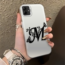 HONTINGA Samsung Galaxy A03 ile Uyumlu Kılıfı Silikon Kenar Sert Arka Düşüme Önleyici Basitlik Anti Düşme Kamera Korumali Basit Harf Sanatı Desen Telefon Kılıfı Kadın ve Erkek Için Uygundur K1-0620