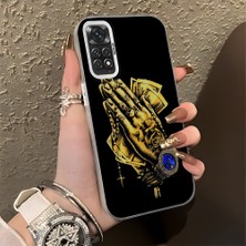 HONTINGA Xiaomi Redmi Note 11 ile Uyumlu Kılıfı Silikon Kenar Sert Arka Düşüme Önleyici Basitlik Anti Düşme Kamera Korumali Para Desen Telefon Kılıfı Kadın ve Erkek Için Uygundur K1-0617