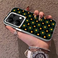 HONTINGA Xiaomi Redmi Note 13 Pro 4g ile Uyumlu Kılıfı Silikon Kenar Sert Arka Düşüme Önleyici Basitlik Anti Düşme Kamera Korumali Poker Desen Telefon Kılıf Kadın ve Erkek Için Uygundur K1-0621