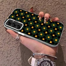 HONTINGA Samsung Galaxy A05S ile Uyumlu Kılıfı Silikon Kenar Sert Arka Düşüme Önleyici Basitlik Anti Düşme Kamera Korumali Poker Desen Telefon Kılıf Kadın ve Erkek Için Uygundur K1-0621