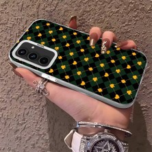HONTINGA Samsung Galaxy A54 ile Uyumlu Kılıfı Silikon Kenar Sert Arka Düşüme Önleyici Basitlik Anti Düşme Kamera Korumali Poker Desen Telefon Kılıf Kadın ve Erkek Için Uygundur K1-0621