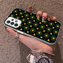 HONTINGA Samsung Galaxy A73 ile Uyumlu Kılıfı Silikon Kenar Sert Arka Düşüme Önleyici Basitlik Anti Düşme Kamera Korumali Poker Desen Telefon Kılıf Kadın ve Erkek Için Uygundur K1-0621