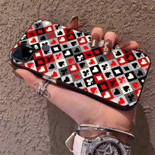 HONTINGA Realme C15 ile Uyumlu Kılıfı Silikon Kenar Sert Arka Düşüme Önleyici Basitlik Anti Düşme Kamera Korumali Poker Desen Telefon Kılıf Kadın ve Erkek Için Uygundur K1-0621