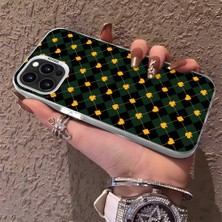 HONTINGA iPhone 16 Pro ile Uyumlu Kılıfı Silikon Kenar Sert Arka Düşüme Önleyici Basitlik Anti Düşme Kamera Korumali Poker Desen Telefon Kılıf Kadın ve Erkek Için Uygundur K1-0621