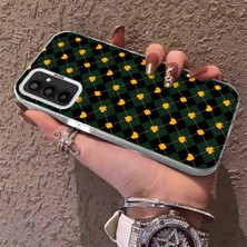 HONTINGA Samsung Galaxy M23 ile Uyumlu Kılıfı Silikon Kenar Sert Arka Düşüme Önleyici Basitlik Anti Düşme Kamera Korumali Poker Desen Telefon Kılıf Kadın ve Erkek Için Uygundur K1-0621