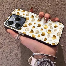 HONTINGA Tecno Spark 20 Pro ile Uyumlu Kılıfı Silikon Kenar Sert Arka Düşüme Önleyici Basitlik Anti Düşme Kamera Korumali Kalp Desen Telefon Kılıf Kadın ve Erkek Için Uygundur K1-0622