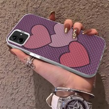HONTINGA Samsung Galaxy A03 ile Uyumlu Kılıfı Silikon Kenar Sert Arka Düşüme Önleyici Basitlik Anti Düşme Kamera Korumali Kalp Desen Telefon Kılıf Kadın ve Erkek Için Uygundur K1-0622
