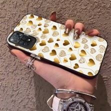 HONTINGA Xiaomi Redmi Note 11 Pro 4g ile Uyumlu Kılıfı Silikon Kenar Sert Arka Düşüme Önleyici Basitlik Anti Düşme Kamera Korumali Kalp Desen Telefon Kılıf Kadın ve Erkek Için Uygundur K1-0622