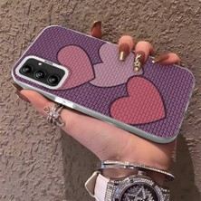 HONTINGA Samsung Galaxy A14 ile Uyumlu Kılıfı Silikon Kenar Sert Arka Düşüme Önleyici Basitlik Anti Düşme Kamera Korumali Kalp Desen Telefon Kılıf Kadın ve Erkek Için Uygundur K1-0622