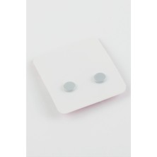 Nacario Tek Taş Mıknatıslı Cam Küpe ( 7 Mm)