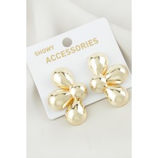 Nacario Çiçek Metal Küpe