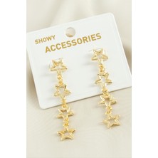 Nacario Yıldız Metal Küpe