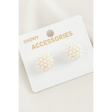 Nacario Çiçek Inci Küpe