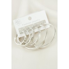 Nacario 6 Adet Ezme Halka Küpe