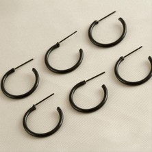 Nacario 6 Adet Boru Halka Küpe 2 cm