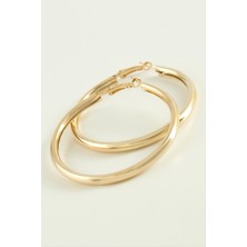 Nacario Boru Halka Küpe 3,5 cm