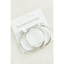 Nacario Boru Halka Küpe 4 cm