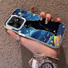 HONTINGA Realme C53 ile Uyumlu Kılıfı Silikon Kenar Sert Arka Düşüme Önleyici Basitlik Anti Düşme Kamera Korumali Siyah Kedi Desen Telefon Kılıf Kadın ve Erkek Için Uygundur K1-0624