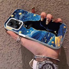 HONTINGA Xiaomi Redmi Note 12 5g ile Uyumlu Kılıfı Silikon Kenar Sert Arka Düşüme Önleyici Basitlik Anti Düşme Kamera Korumali Siyah Kedi Desen Telefon Kılıf Kadın ve Erkek Için Uygundur K1-0624