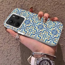 HONTINGA Xiaomi Redmi Note 14 ile Uyumlu Kılıfı Silikon Kenar Sert Arka Düşüme Önleyici Basitlik Anti Düşme Kamera Korumali Retro Desen Telefon Kılıf Kadın ve Erkek Için Uygundur K1-0625